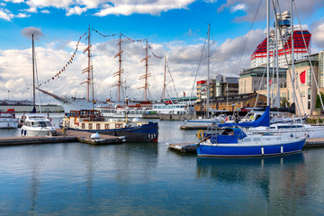 Gothenburg. City embankment.