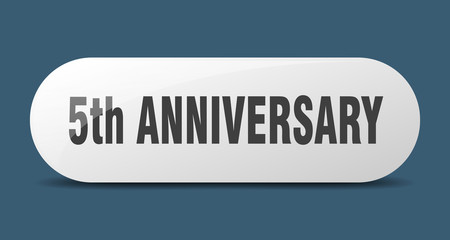 5th anniversary button. 5th anniversary sign. key. push button.
