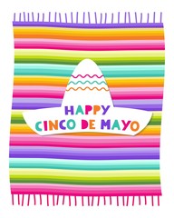 Cinco de Mayo vector greeting card