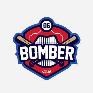 Baseball Bomber logo design