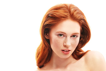 Fototapeta premium magnificent red hair