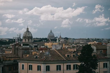 Deurstickers View of the rooftops of Rome © olgalisa88