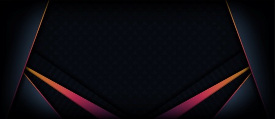 abstract modern dark background with rainbow colorful line