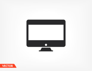 monitor icon, Vector Eps 10 . Lorem Ipsum Design Flat