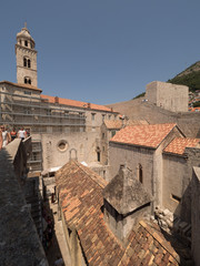 Fototapeta na wymiar Vistas desde la muralla de Dubrovnik