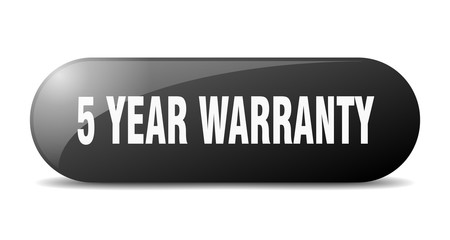 5 year warranty button. 5 year warranty sign. key. push button.