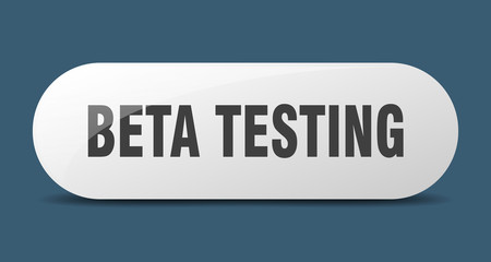 beta testing button. beta testing sign. key. push button.