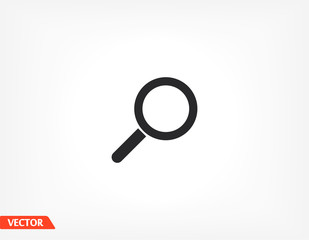 Search icon Vector Eps 10 Lorem Ipsum Design Flat magnifier illustration