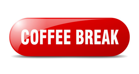 coffee break button. coffee break sign. key. push button.
