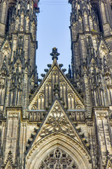 Fototapeta premium Entrance of the Cologne cathedral in Germany