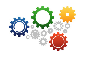 business concept with gears