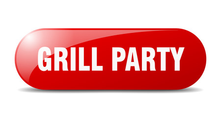 grill party button. grill party sign. key. push button.
