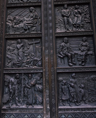 detail of a door