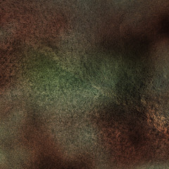 Brown and Green Colored Grunge Textured Effect Background