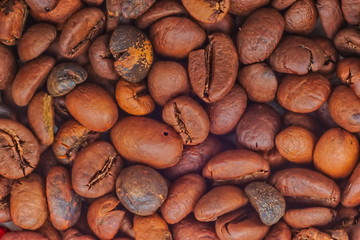 Roasted coffee beans