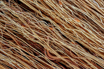 The texture of the millet broom