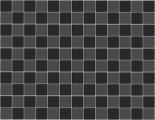 Fondo de azulejos de color negro oscuro y claro.