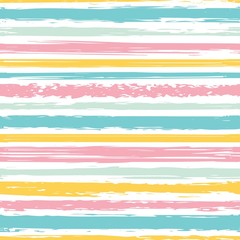 Seamless pattern in pastel colors. Abstract watercolor lines. Hand drawn striped. Paint brush and strokes. Fashion texture. Modern stylish design for interior, packaging, wallpaper, background, prints