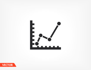 chart icon . Vector Eps 10 . Lorem Ipsum Flat Design