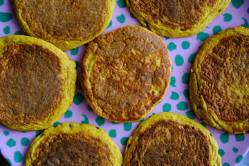 Homemade Pumpkin Pancakes, Delicious Breakfast