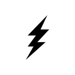 Lightning electric icon vector logo