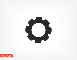 Gear icon. gear. Vector graphics display work style. gear vector graphics. for your site. gear 10 eps