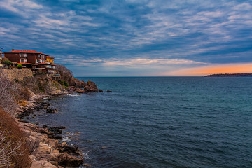 sunset over the sea, Sozopol