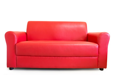 sofa furniture isolated on white background with clipping path