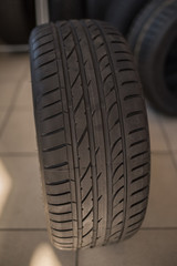 Obraz na płótnie Canvas wheels rubber for cars black