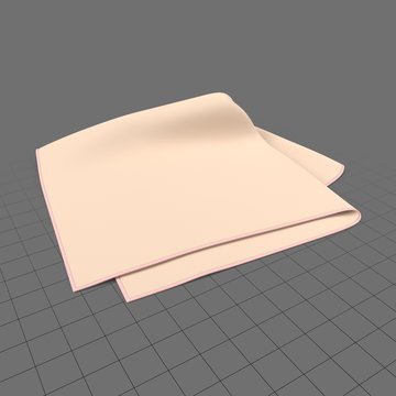 Folded handkerchief 1