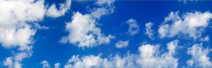 image of the sky with clouds on a blue sky