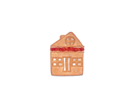cookie in the shape of a house