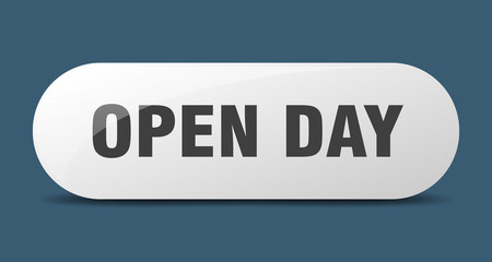 open day button. open day sign. key. push button.