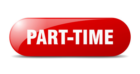 part-time button. part-time sign. key. push button.