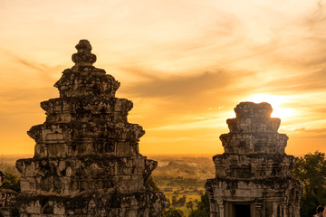 Naklejka premium Exploring Angkor Thom