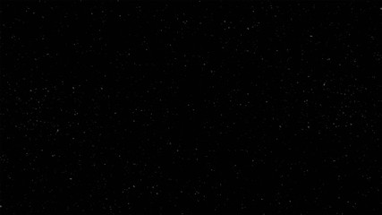 Starry sky stars twinkle vector space background