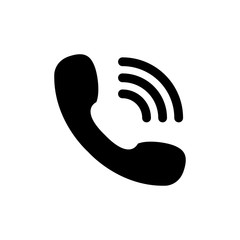 Phone icon trendy flat design
