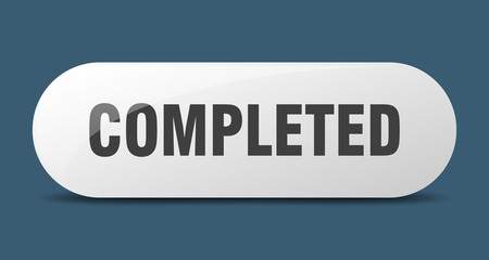 completed button. completed sign. key. push button.