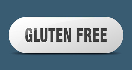 gluten free button. gluten free sign. key. push button.