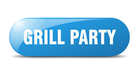 grill party button. grill party sign. key. push button.