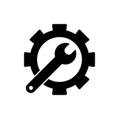 Service Repair Tools Logo Template Vector