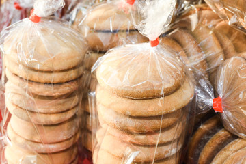 butter chocolate chip cookies fresh baked by double chocolate chip style for sale in market