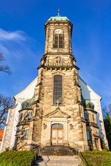 Stadtkirche in Stolpen Landkreis Sächsische Schweiz nahe Dresden