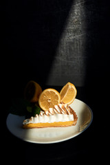 Lemon cake with lemons - obrazy, fototapety, plakaty
