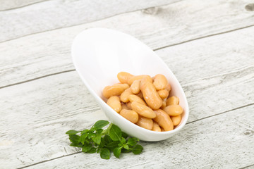 Baked white bean