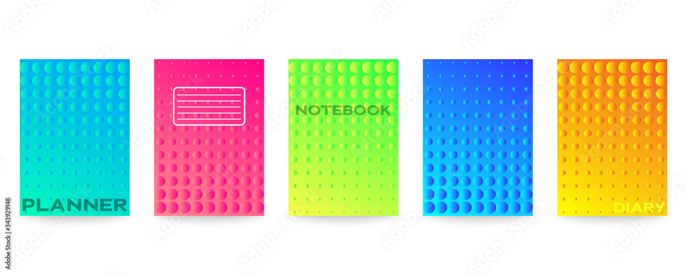 Poster minimal vector abstract cover notebook design. planner and diary cover for print. abstract design fo