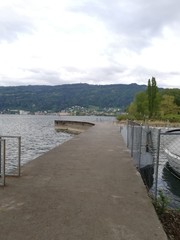 Fototapeta premium pier on the lake