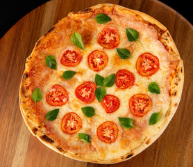 Gourmet cuisine on elegant wooden table.