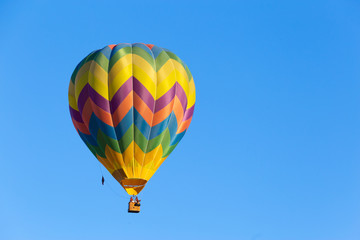 colored hot air balloon in Italy