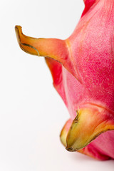 dragon fruit on white background